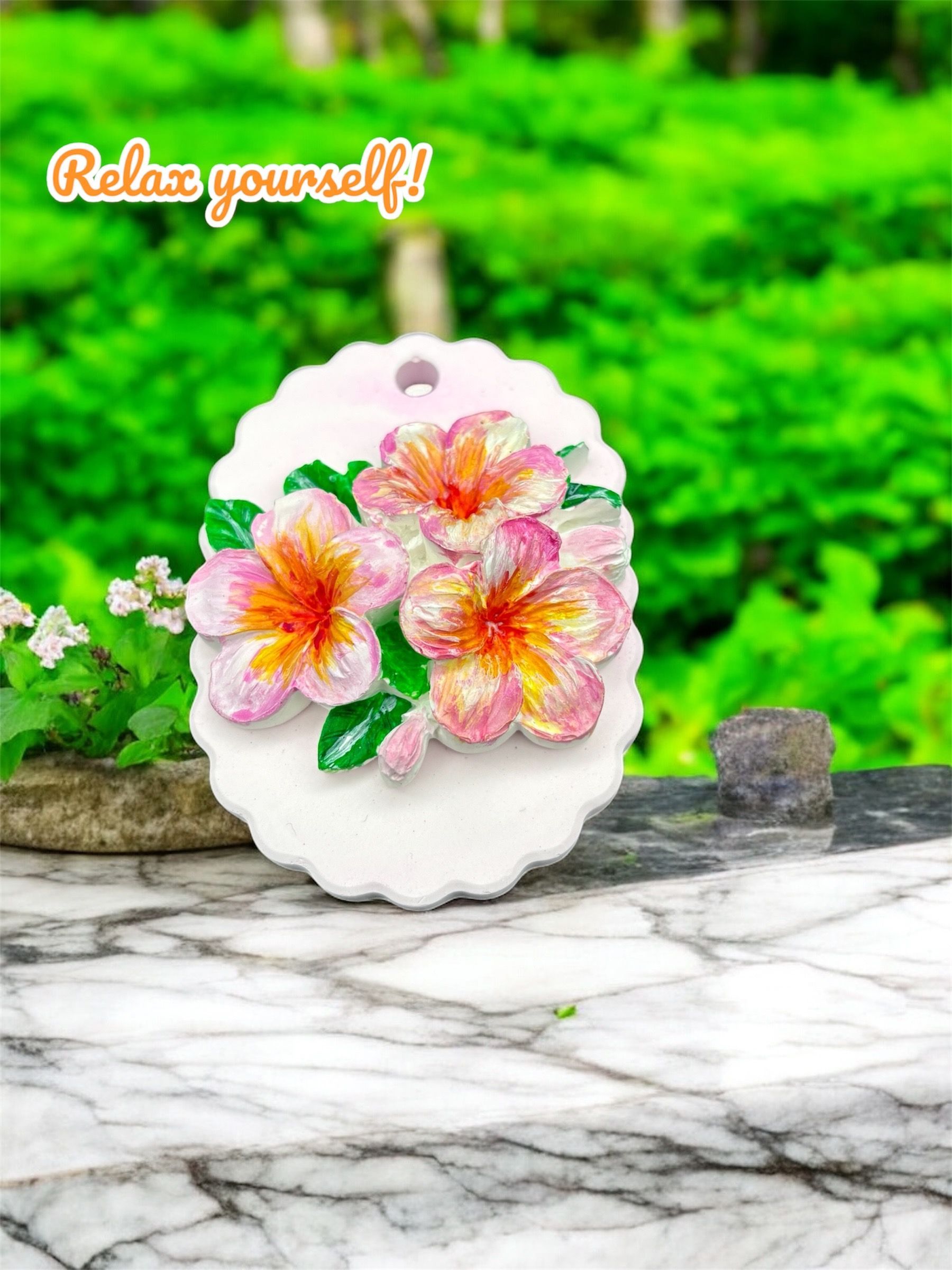 梔子花擴香石